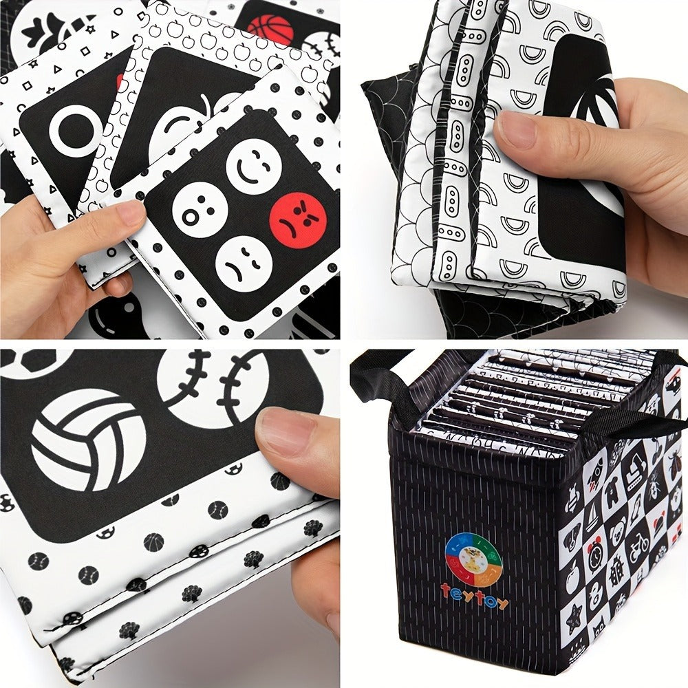 Newborn Visual Stimulation Brain Development Montessori Learning Toy, Infant Cards Ages 0-36 Months, Baby Shower Gift Registry Must Have – High Contrast Baby - product image 4