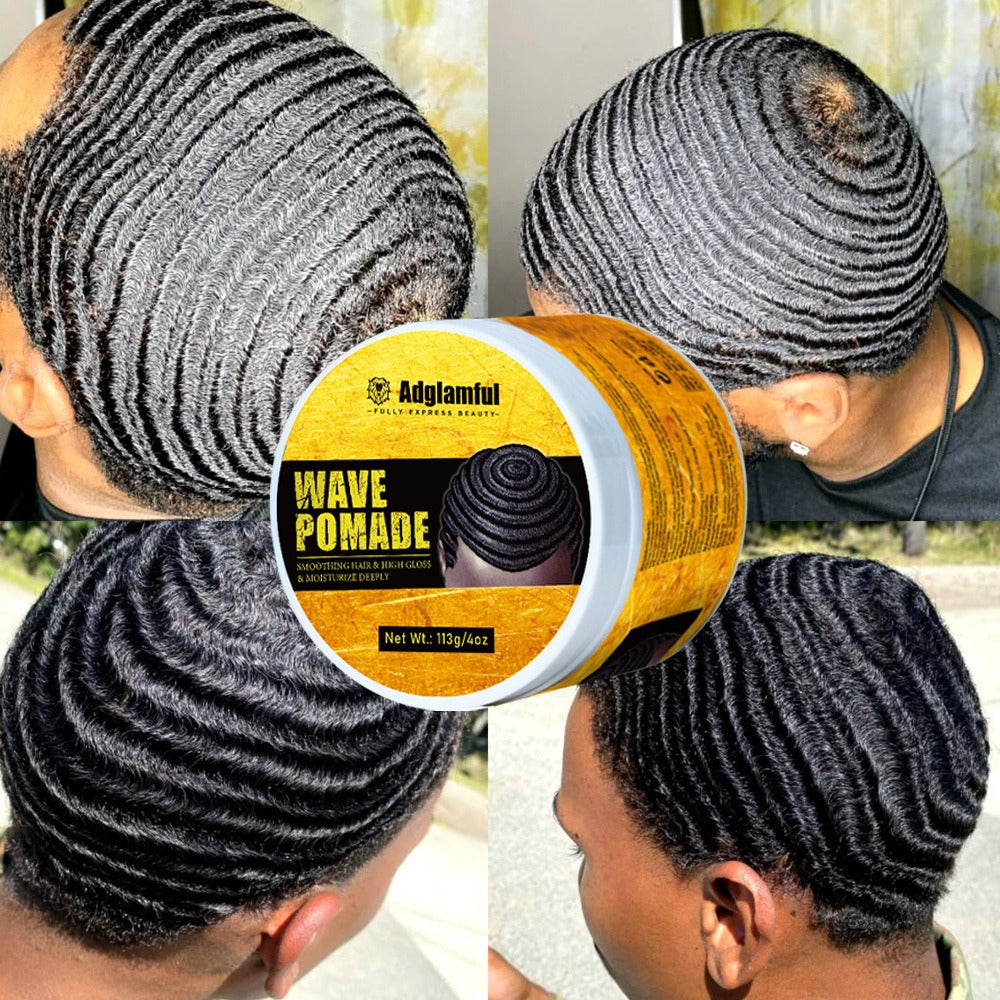 360 Wave Pomade for Men — Wave Control Defining Cream for Layered Waves, Volume & Texture | Non-Greasy, Water-Soluble, No Residue | Easy to Style, Brush & Maintain Natural 360 Wave - product image