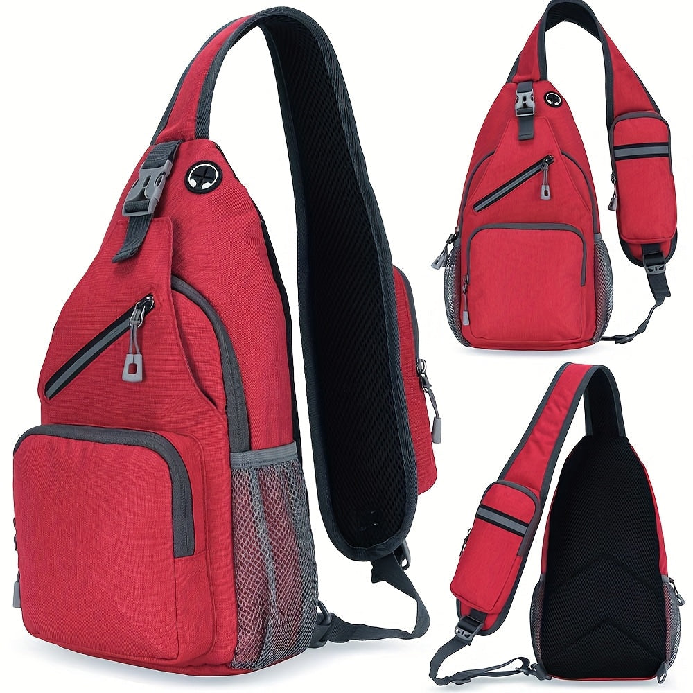 Crossbody Bag for Women & Men, Large Capacity Single Shoulder Bag with Zipper, Featherlight Multi-Pocket Design, Casual Sling Bag for Travel, Hiking, Work - product image 16