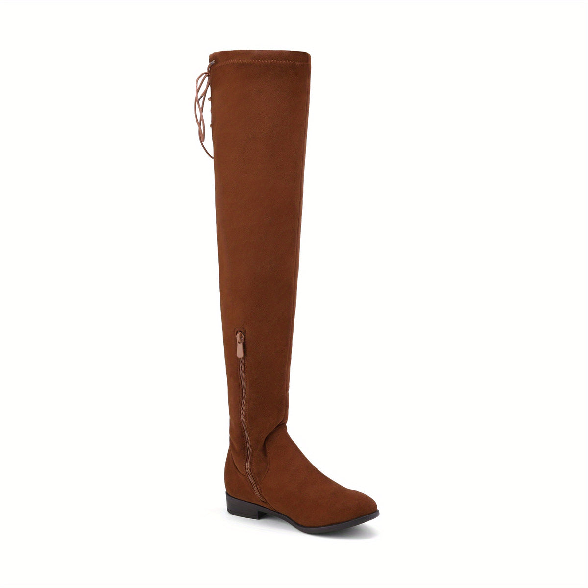 Women's Over The Knee High Low Block Heel Riding Boots Autumn Winter Boots Knee High Women's Boots Christmas Halloween Holiday Party Gifts Warm Stylish Round - product image 8