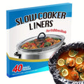 Slow Cooker Liners 40-Pack 13x21 Inch Disposable Cooking Bags – BPA-Free Heat Resistant Pot Liners Fit 3-8 Quart Oval & Round Slow Cookers | Easy Cleanup Crockpot Liners Kitchen Co - product image 9