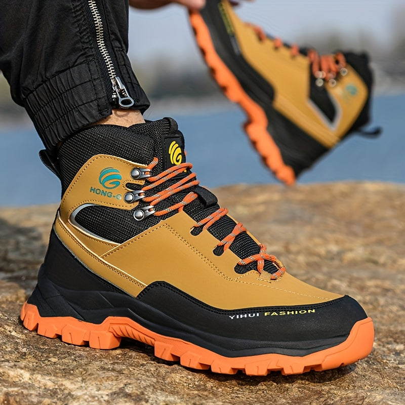 Men's Work Safety Boots - High Top Design, Steel Toe Protection - Anti Smash, Anti Puncture, Anti Slip and Wear-resistant Rubber Sole - Suitable for - product image 10