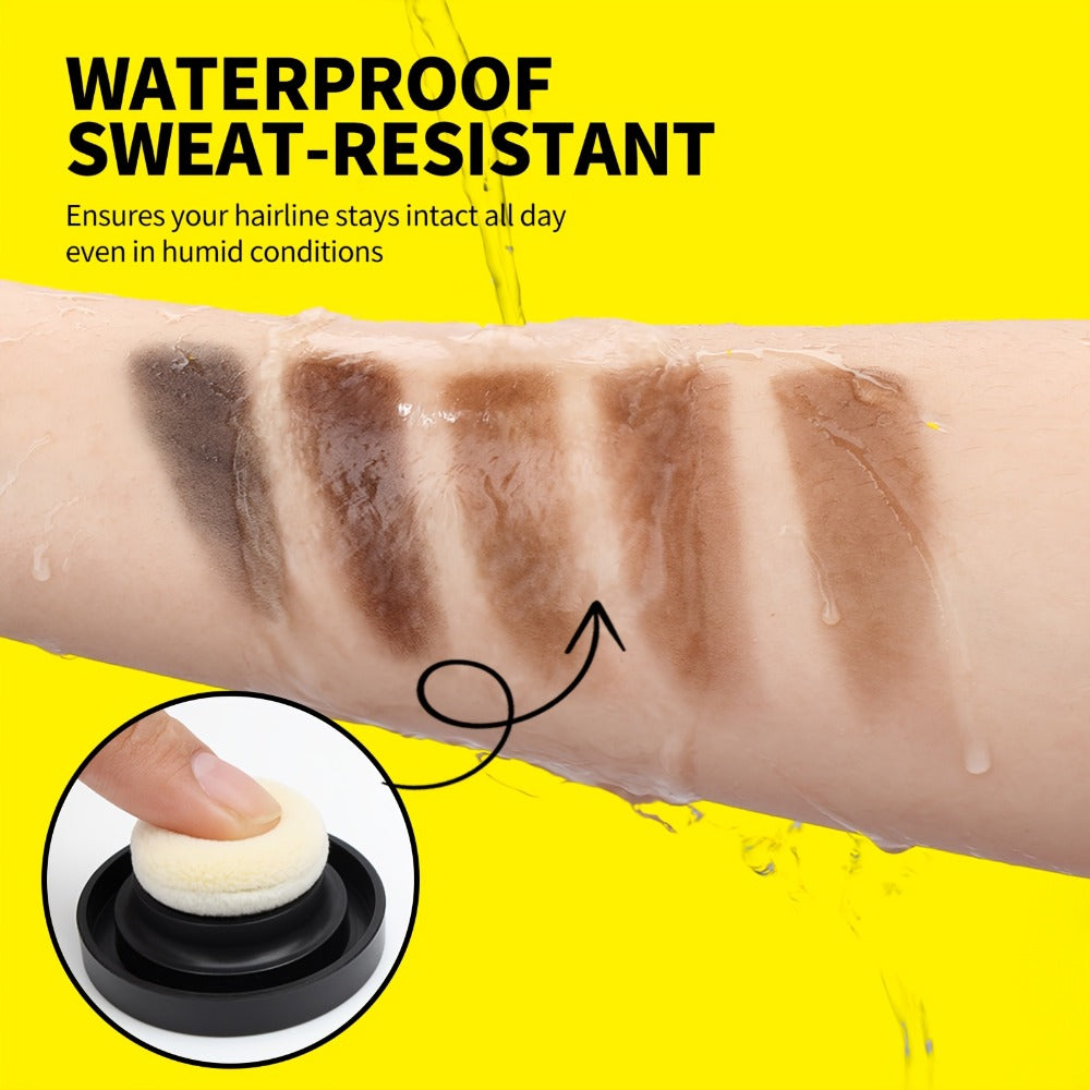 Hair Root & Hairline Concealer Powder Kit with Brush — Waterproof Instant Coverage for Thinning Hair, Receding Hairline & Bald Spots | 5 Shades | Black & Brown Tones | Women & Men - product image 17