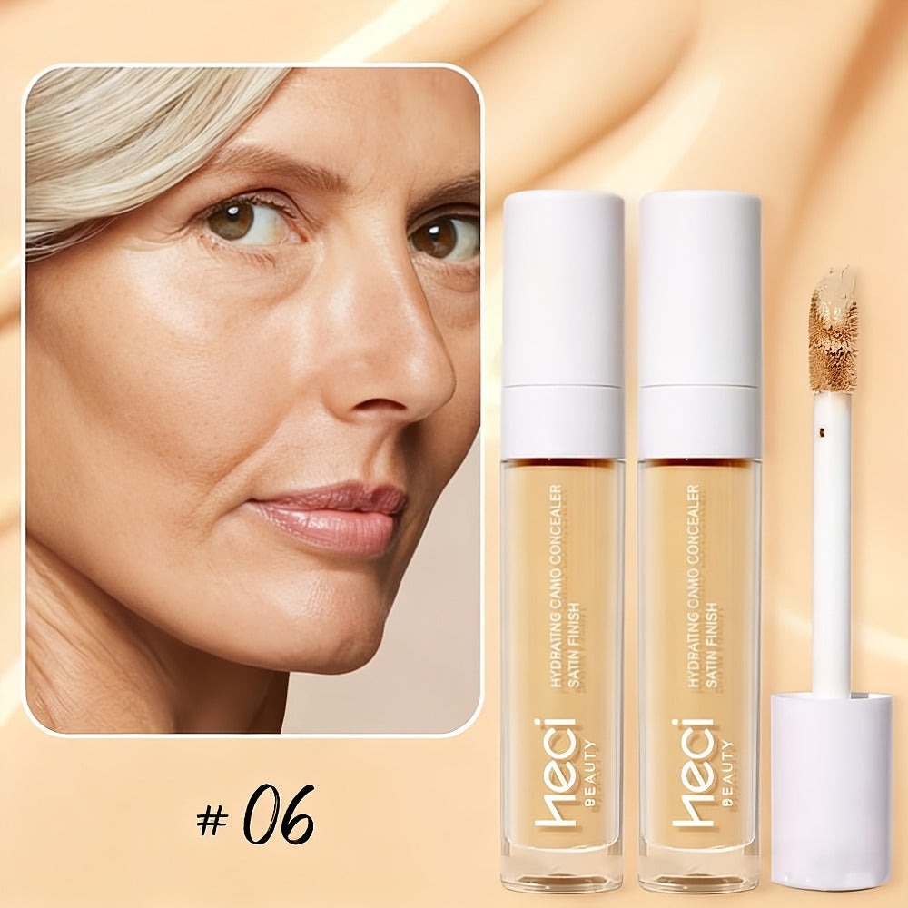 Liquid Concealer and Contour Stick Set 2 Pcs Buildable Coverage Hydrating Pore Minimizing Long-Lasting for Blemishes Dark Circles All Skin Types Flawless Finish - product image 9