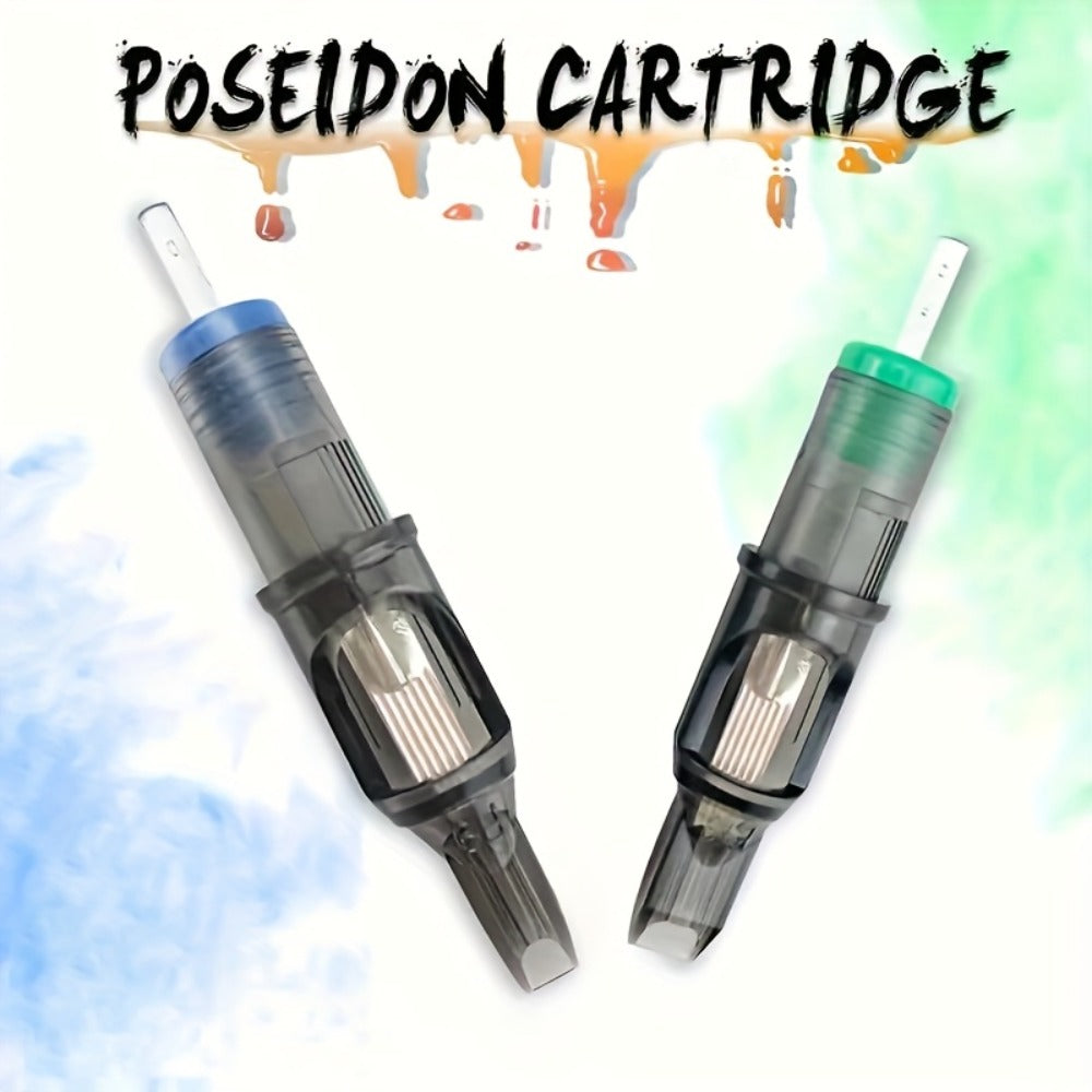 Tattoo Cartridge Needles 50Pcs Assorted - Poseidon TUV 0.30mm Stainless Steel RL RS M1 Mixed Sizes Disposable Membrane Safety Cartridge Needle Set for All Tattoo Machines & Artists - product image 7