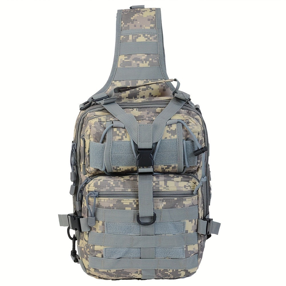Single Shoulder Crossbody Sling Pack for Hiking, Patrol & Outdoor EDC, Adjustable Strap, Multi-Pocket – Tactical Chest Bag - product image 27