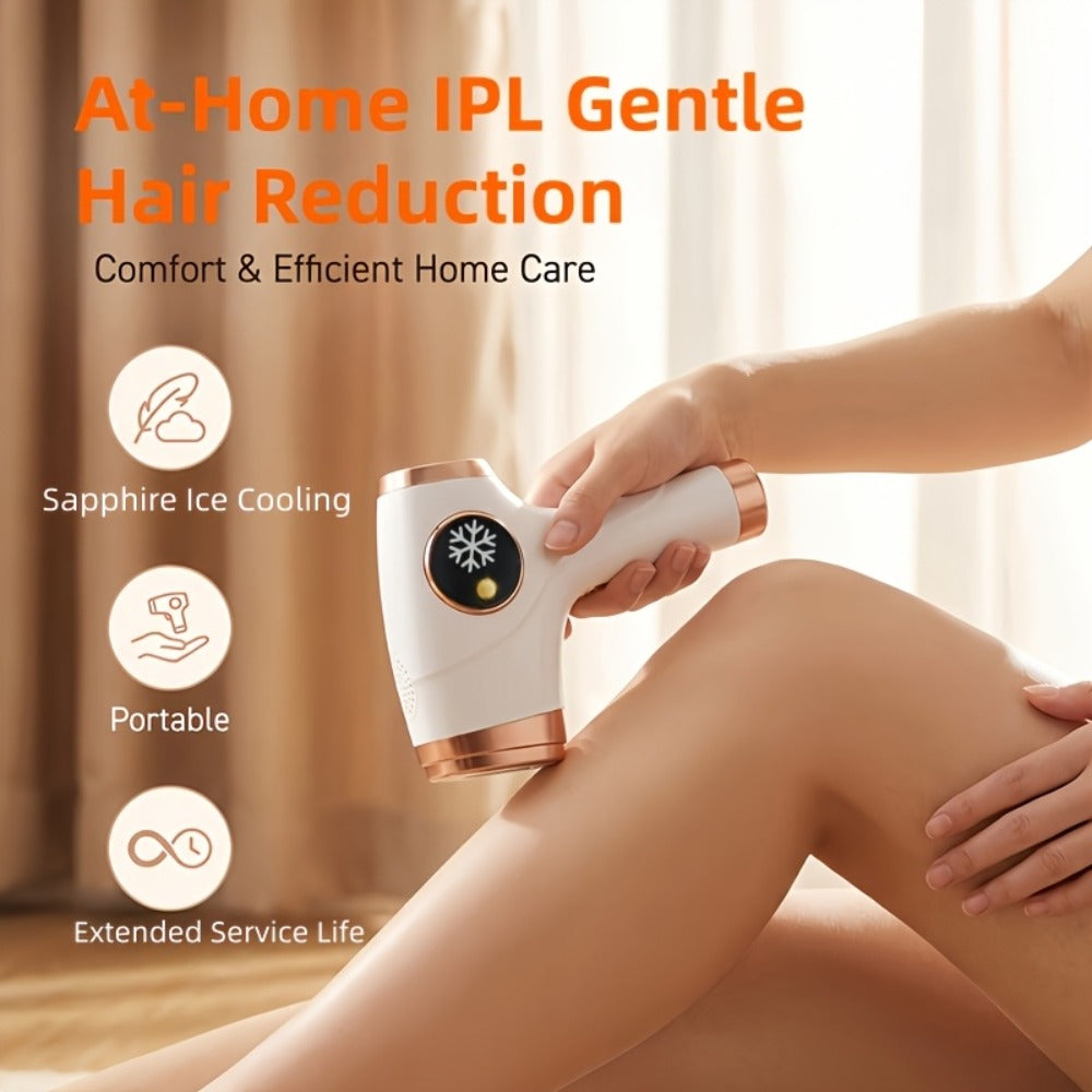 IPL Hair Removal Device Sapphire Ice Cooling Painless 999900 Flashes 9 Modes – At-Home Permanent Hair Reduction for Women Men Face Body Bikini Underarms Legs - product image 2