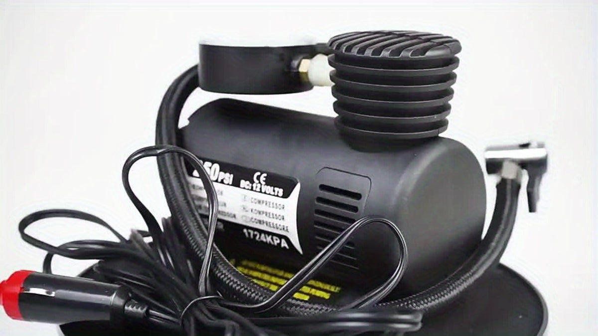 12V Car Tire Inflator Pump 300PSI, Portable Air Compressor for Car Truck Motorcycle Bike Tires, No Battery Needed, Metal Body Compact Design, Digital Pressure Gauge, Emergency Tire - product image 10
