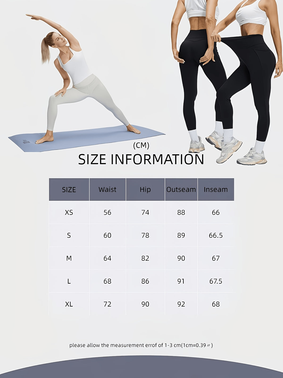 5pcs Women's Hip-lifting& Tummy Control Leggings, Quick-drying, Breathable, Highly Elastic and Soft, Suitable for Gym, Yoga, Pilates, Beach Wear - product image 10