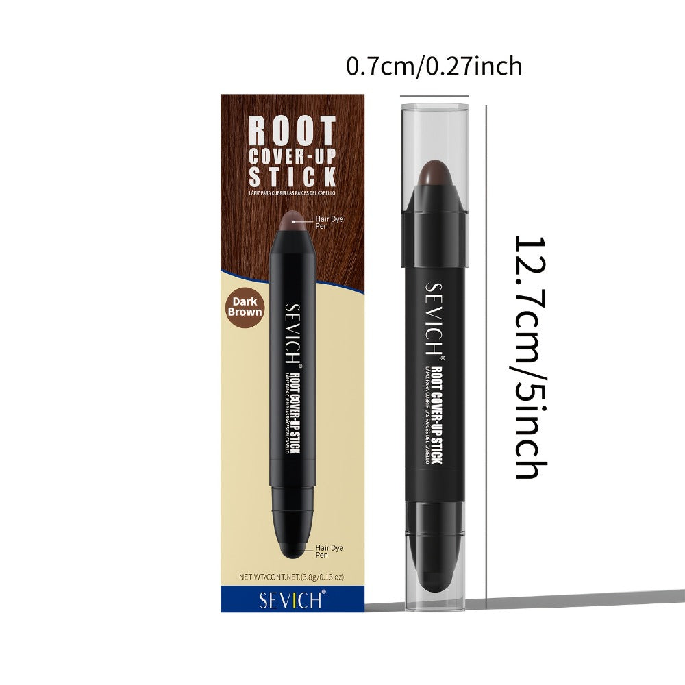 Gray Hair Root Touch Up Pen for Men – Instant Coverage Beard & Hairline Dye Stick, No-Mix Precision Applicator, Long-Lasting Color, All Hair Types, Black & Dark Brown - product image 6