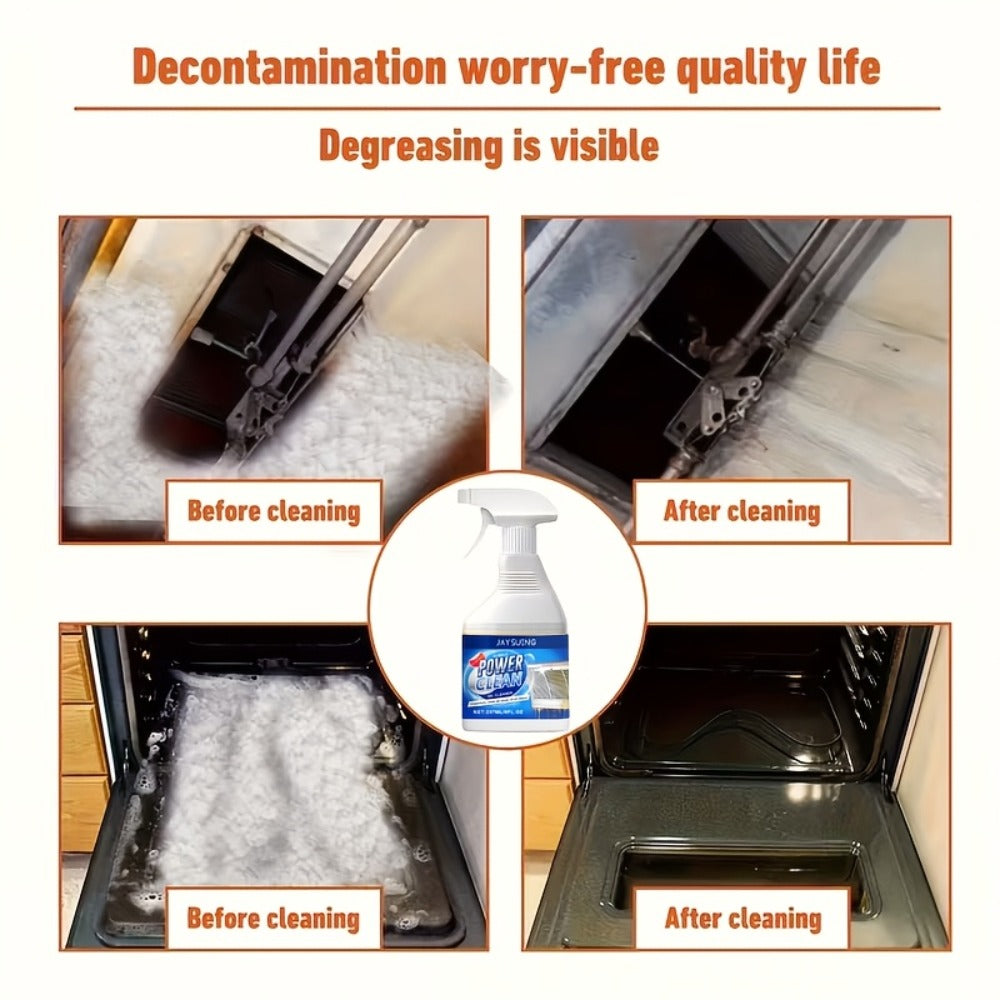 Kitchen Degreaser Spray Bubble Cleaner 237ml, Heavy Duty Grease Remover with Lemon Scent and Baking Soda Formula for Oven Stove Sink Countertop Range Hood Dishwasher Oil Stain Remo - product image 7