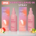 Leave-In Conditioner Spray 2 Pack — Fruity Peach Scent No-Rinse Hydrating Hair Spray with Heat Protection, Moisturizing Fluffy Styling, Glycerin Formula for Normal Hair Women - product image 11
