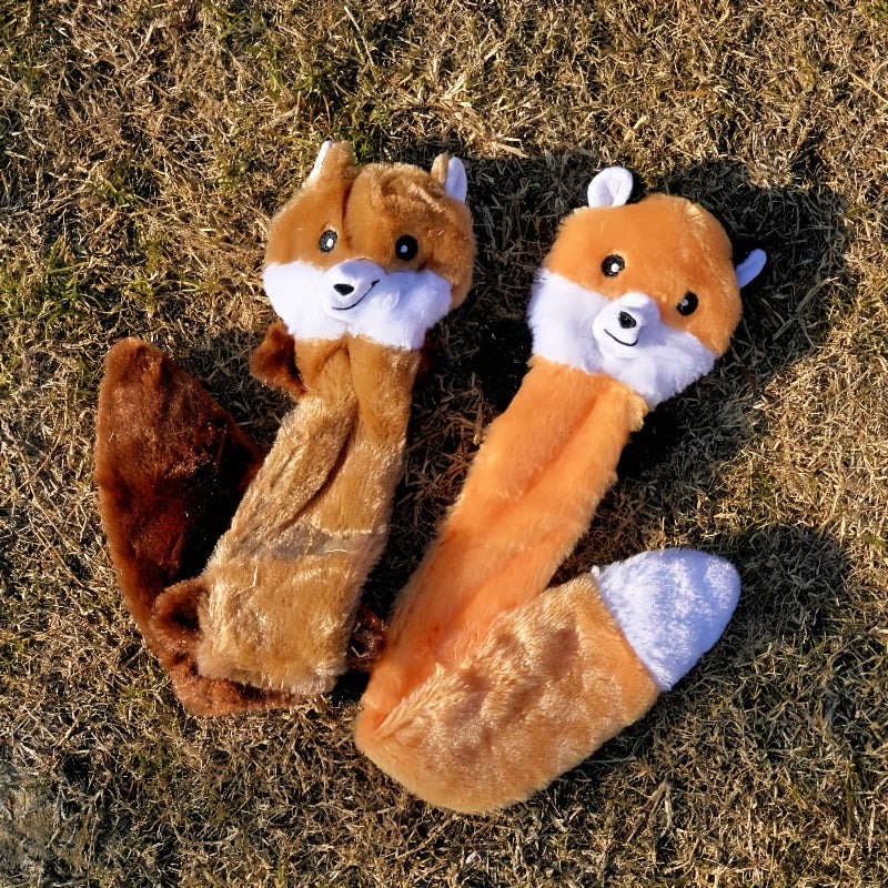 Crinkle Flat Plush Toy Multipack Variety Set for Small Medium Dogs, Interactive Chew & Squeak Toys, Durable No-Mess Design – Squeaky Dog Toys No Stuffing Plush - product image 3