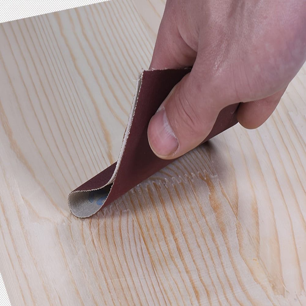 Sandpaper Roll with Dispenser, Aluminum Oxide Multi-Grit Emery Cloth 80-600, 4/5/6 Piece Set, 236 Inch for Wood Metal Glass Woodworking Sanding Blocks DIY - product image 19