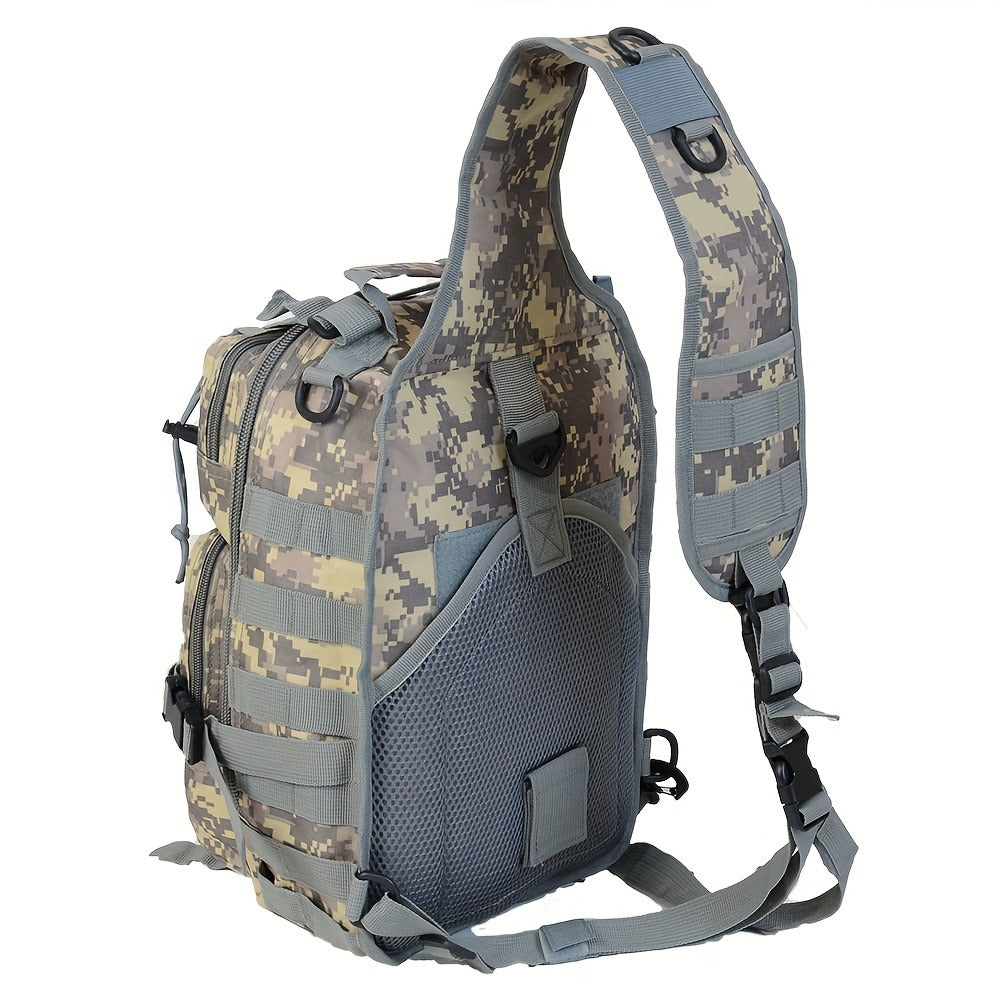 Single Shoulder Crossbody Sling Pack for Hiking, Patrol & Outdoor EDC, Adjustable Strap, Multi-Pocket – Tactical Chest Bag - product image 28