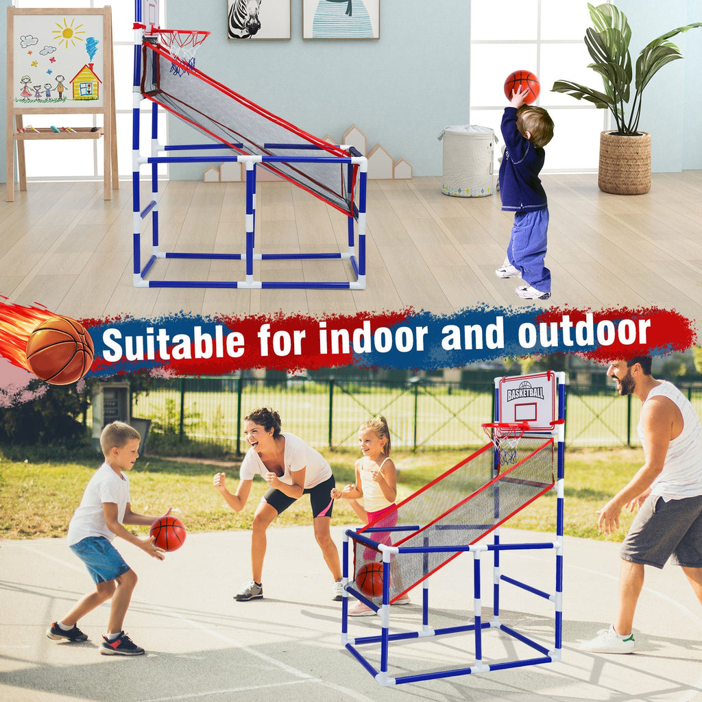 Kids Adjustable Basketball Hoop Set with 2 Balls & Storage – Best Birthday Christmas Gift for Boys and Girls – Indoor Outdoor Sport Toy for Ages 3 – 6, Thick - product image 8
