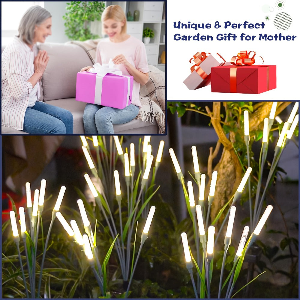 Solar Bubble Pathway Lights Outdoor 4 Pack – IP44 Waterproof Acrylic Reed Stake Lights Auto On/Off Dusk to Dawn | Warm White Solar Powered LED for Garden, Yard, Driveway, Walkway & - product image 9