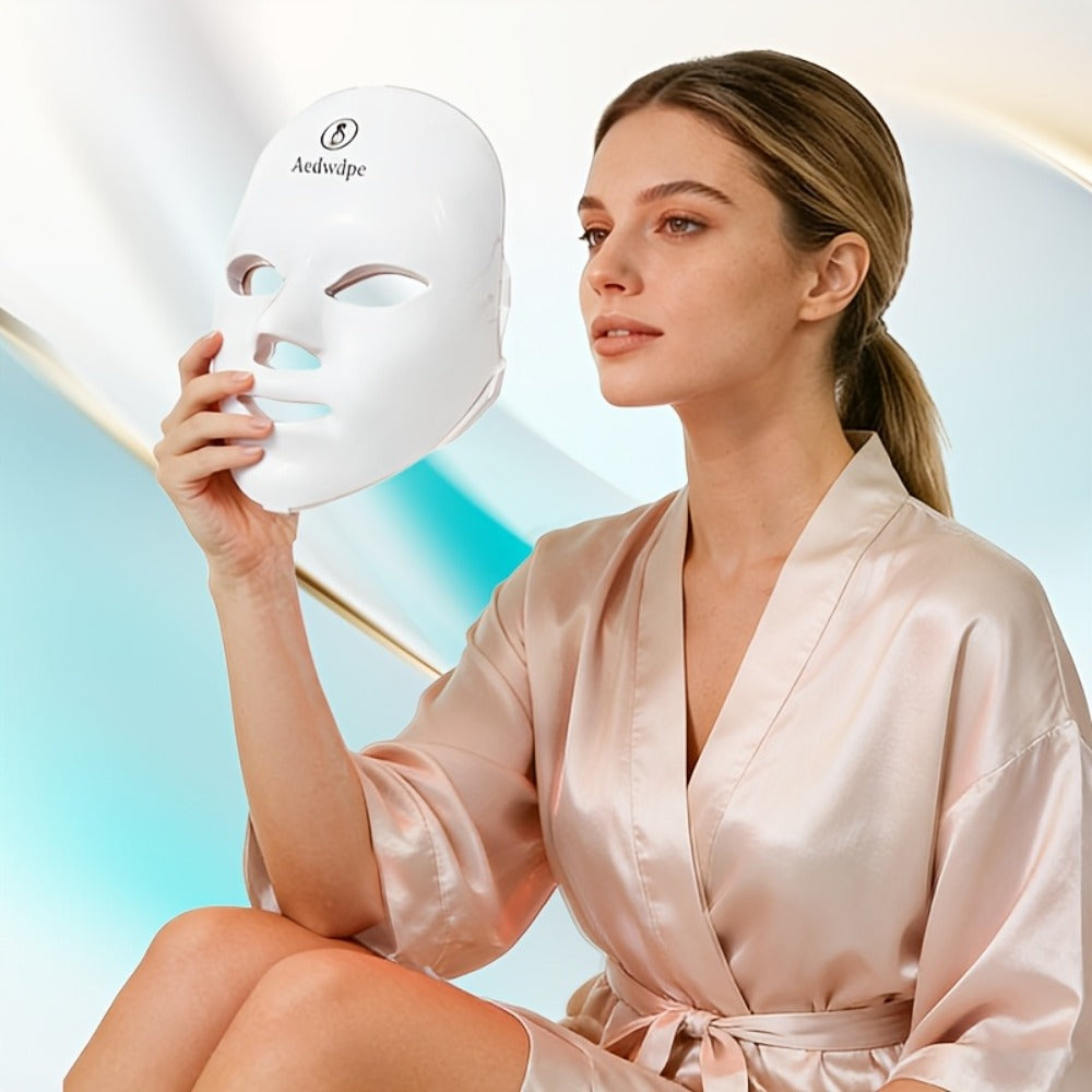 7 Color Photon LED Facial Device – Multifunctional Home Light Therapy Skin Care Tool Anti-Aging Collagen Boost Acne Brightening Rejuvenation Beauty Gift for Women - product image 13