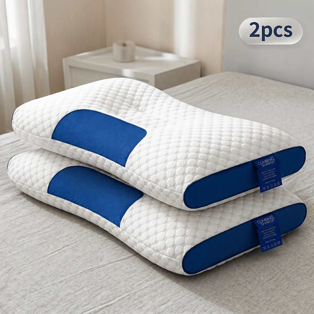 2pcs Neck Pillows, Made of Breathable Fabric That Prevents Sweatiness During Long-term Wear, Features a Removable Zippered Pillowcase - product image 6