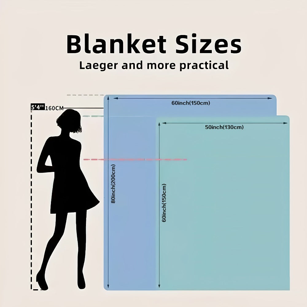 Love Message Flannel Blanket for Mom – 250-300gsm Soft Reversible All-Season Throw, Perfect Gift for Mother's Day & Birthday - product image 4