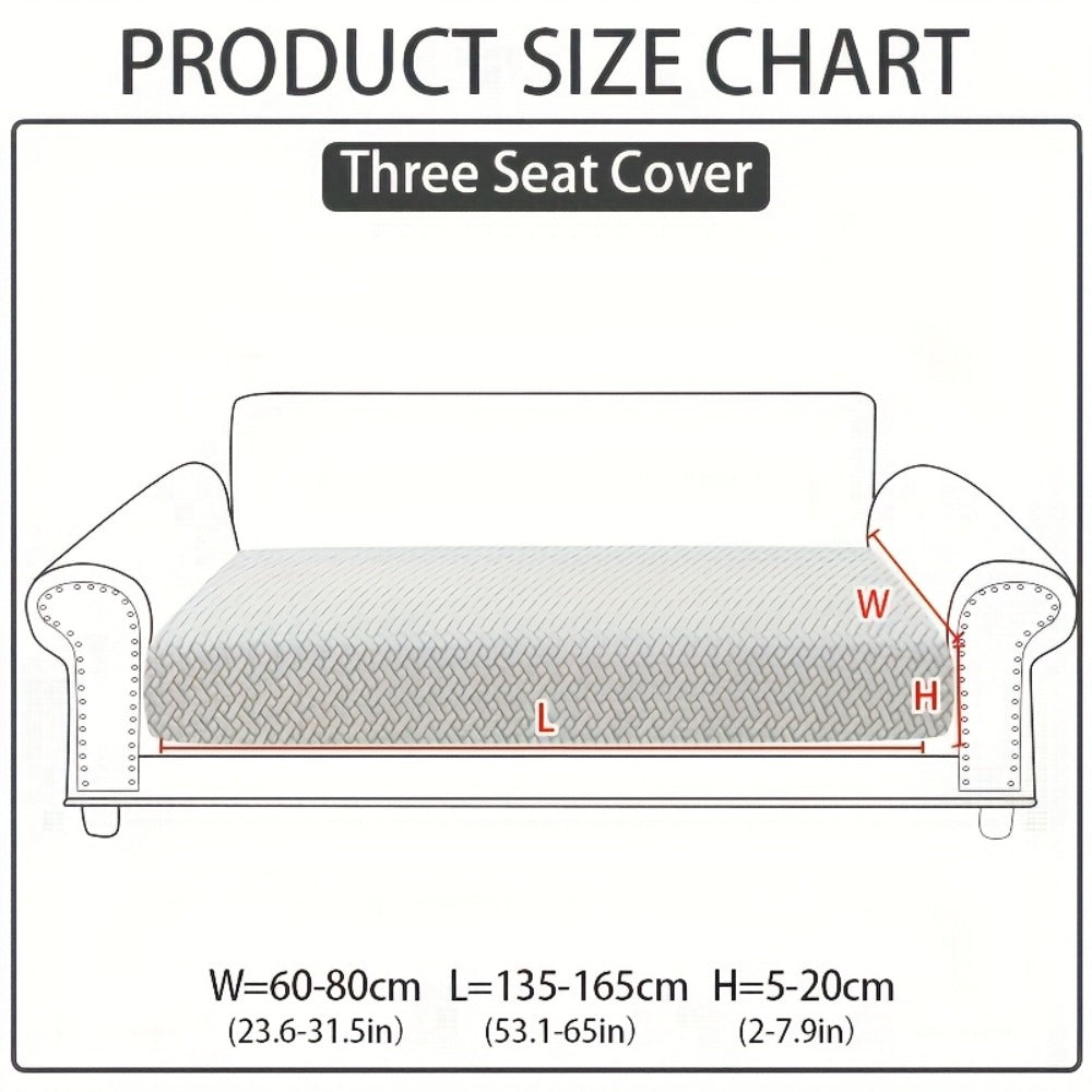 Jacquard Stretch Sofa Cover Non-Slip | Elastic Wear-Resistant Couch Slipcover, Polyester Jacquard Fabric, 1 to 4 Seat Sectional L-Shape, Armrest Backrest, Machine Washable - product image 20