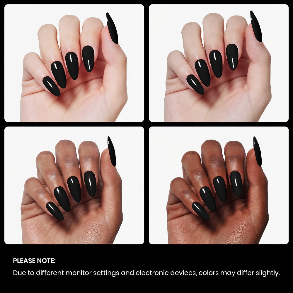 Odorless Gel Nail Polish Black & White 0.54oz MISS MISIDY Soak-Off UV LED Durable High Gloss – Self-Leveling Easy Application for Salon & Home Manicure Pedicure, Classic Minimalist - product image 10