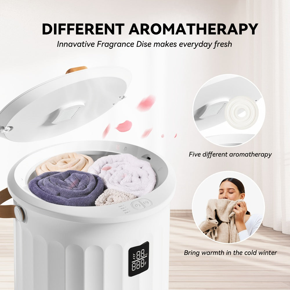 Digital Towel Warmer Bucket 20L Large Capacity Smart Display 4 Timer Modes Auto Shut-Off Fast 5-Min Heating Quiet Lightweight Spa Bathroom Heater Towels Blankets Robes - product image 7