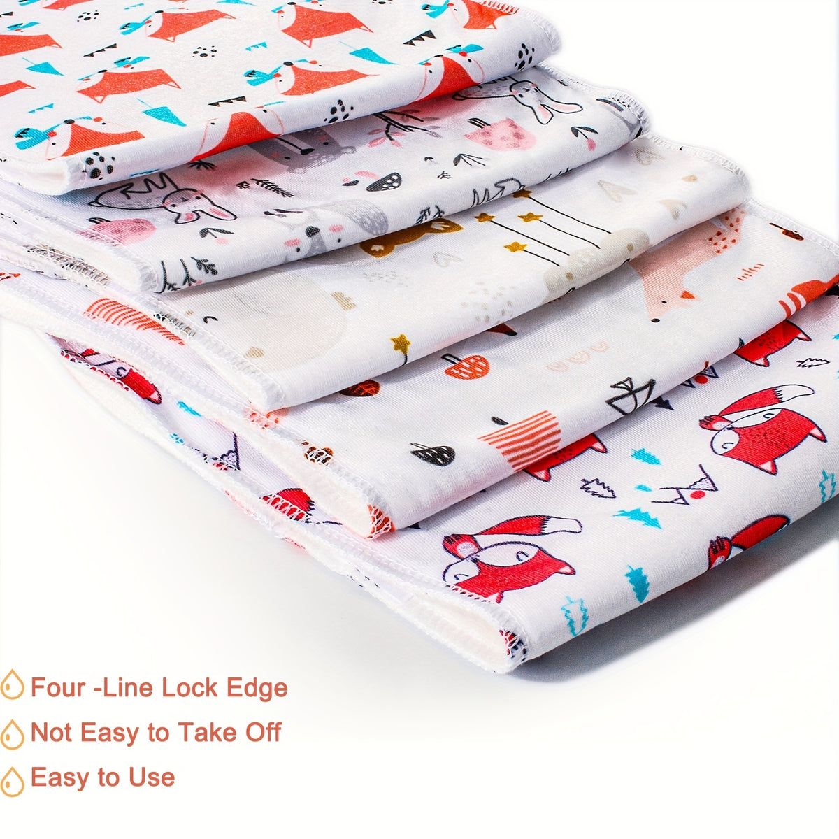 10-Pack Burp Cloths For Baby Boys and Girls - Baby Burp Cloth, Baby Washcloths, Burp Rags, Large Neutral Burp Clothes For Newborn - product image 21