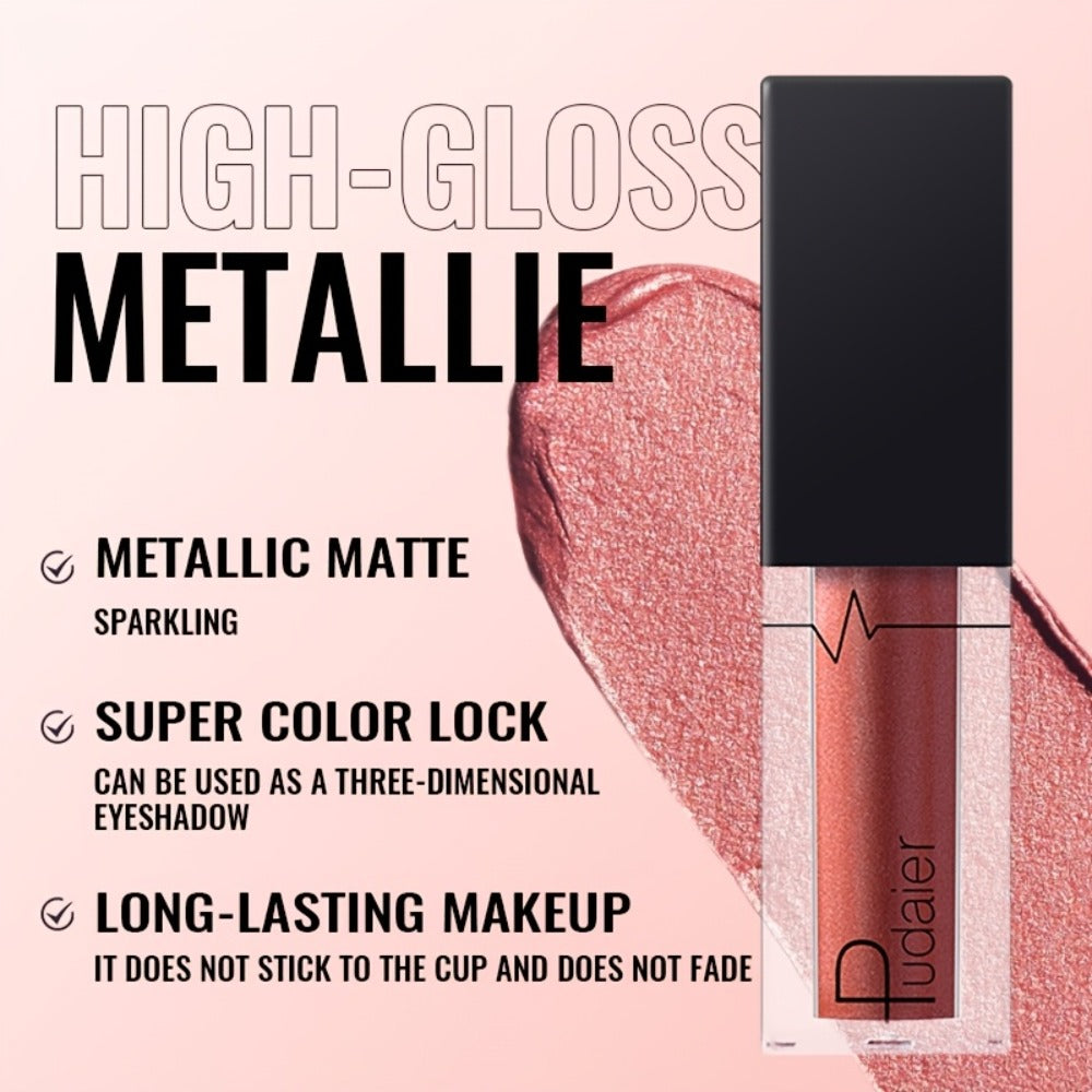 Lip Gloss Set Metallic High Gloss Plumping Long Lasting Non Stick Mirror Shine Glossy Lipstick for Women 11 Shades Party Date Daily Makeup Portable Gift - product image 7
