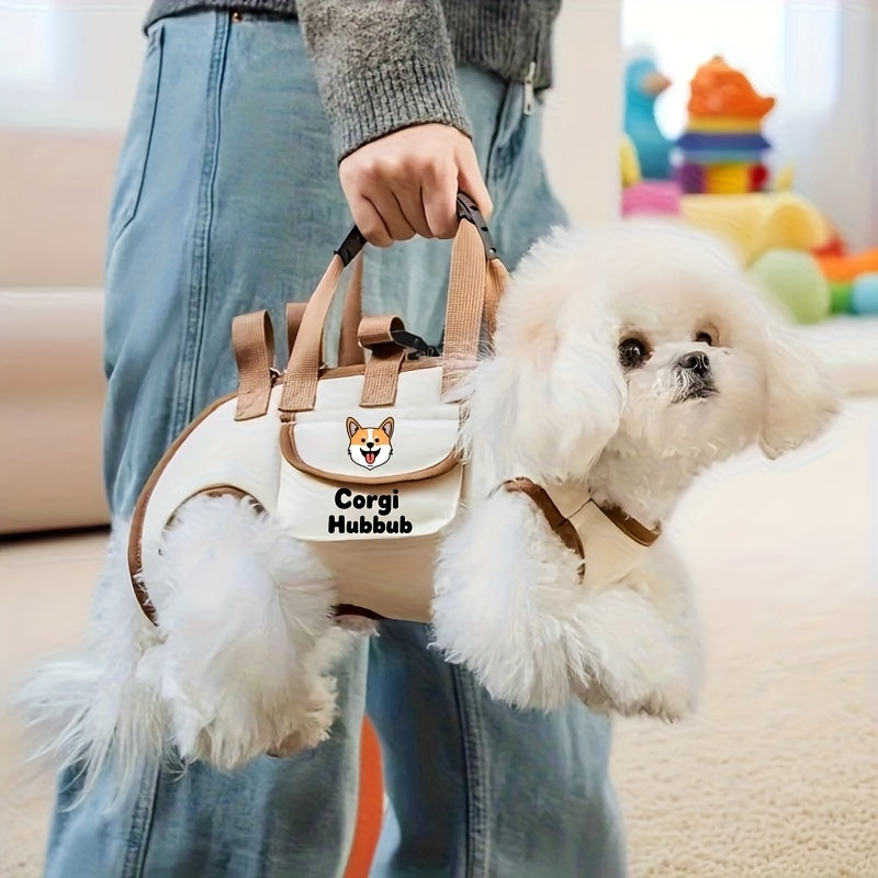 Breathable Mesh Single Shoulder Carrier for Cats and Dogs, Adjustable Strap Hands-Free Outdoor Travel Bag, Buckle Secure Closure for Small to Medium Pets - product image