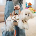 Breathable Mesh Single Shoulder Carrier for Cats and Dogs, Adjustable Strap Hands-Free Outdoor Travel Bag, Buckle Secure Closure for Small to Medium Pets - product image