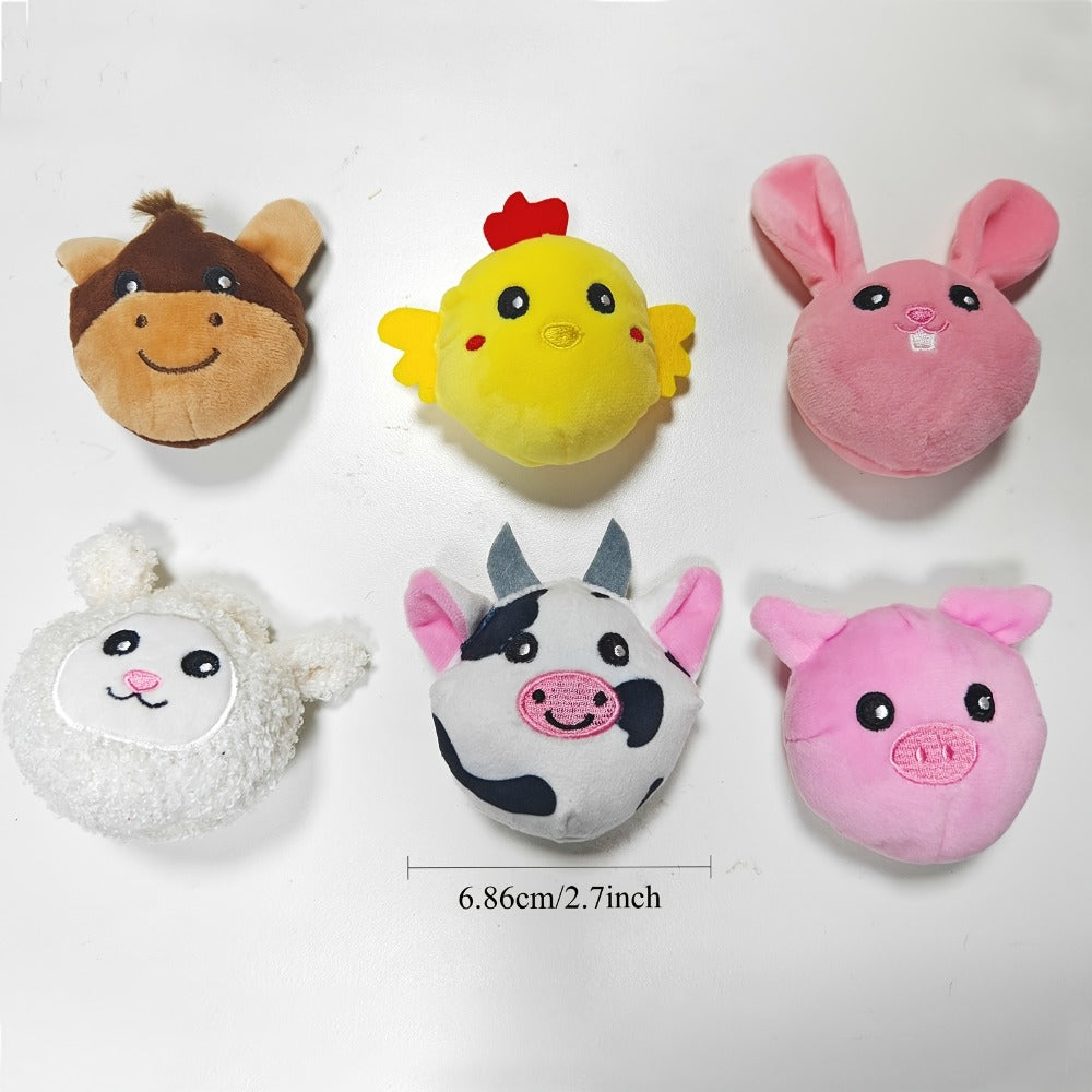 Farm Playset Baby Toy with 6 Plush Animals, Barn, Rattle, Crinkle & Mirror – Travel-friendly Sensory Learning Toy for Babies & Toddlers, Infant Activity Gift - product image 5