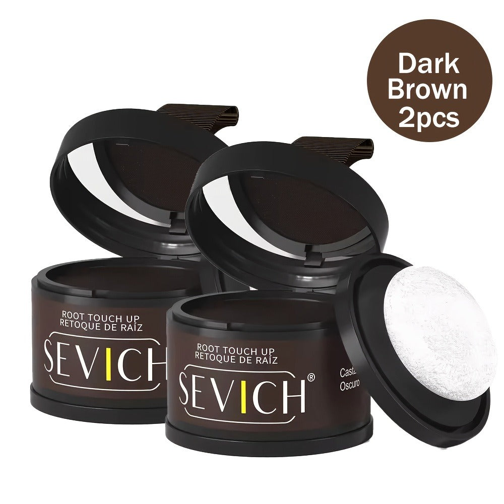 Root Touch Up Hair Powder for Thinning Hair & Gray Roots — Instant Hairline Concealer Shadow Topper, Long-Lasting Resistant Formula, 13 Shades, 2/3pcs Kit for All Hair Types Women  - product image 9