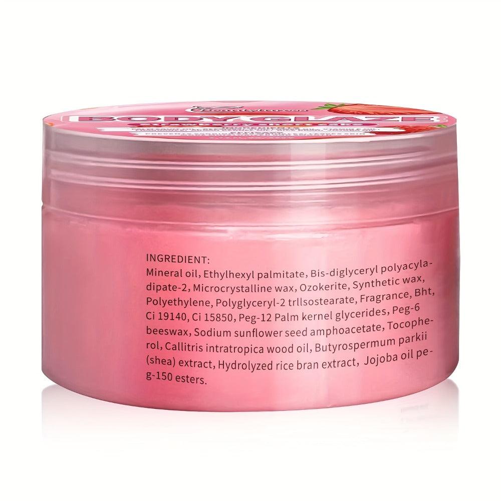 Body Butter Cream 200g Shea Butter Vitamin C Glycerin — Deep Moisturizing Body Glaze for Dry Skin Long-Lasting Hydration Hypoallergenic, 6 Fruity Scents Strawberry Peach Watermelon - product image 16