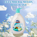 Vitamin E Body Wash for Women & Men Deep Cleansing Blackhead Removal Dead Skin Exfoliating Long-Lasting Fragrance Shower Gel Multiple Scents Cucumber Melon Peach Coconut Shea Butte - product image 15