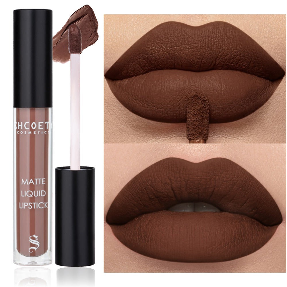 Bear Lip Glaze Set 3 Colors — Cute Bear Packaging Velvet Matte Waterproof Liquid Lipstick in Brown Pink & Red, Non-Stick Non-Greasy Long-Lasting Formula, Gift for Women Girls & Bea - product image 8