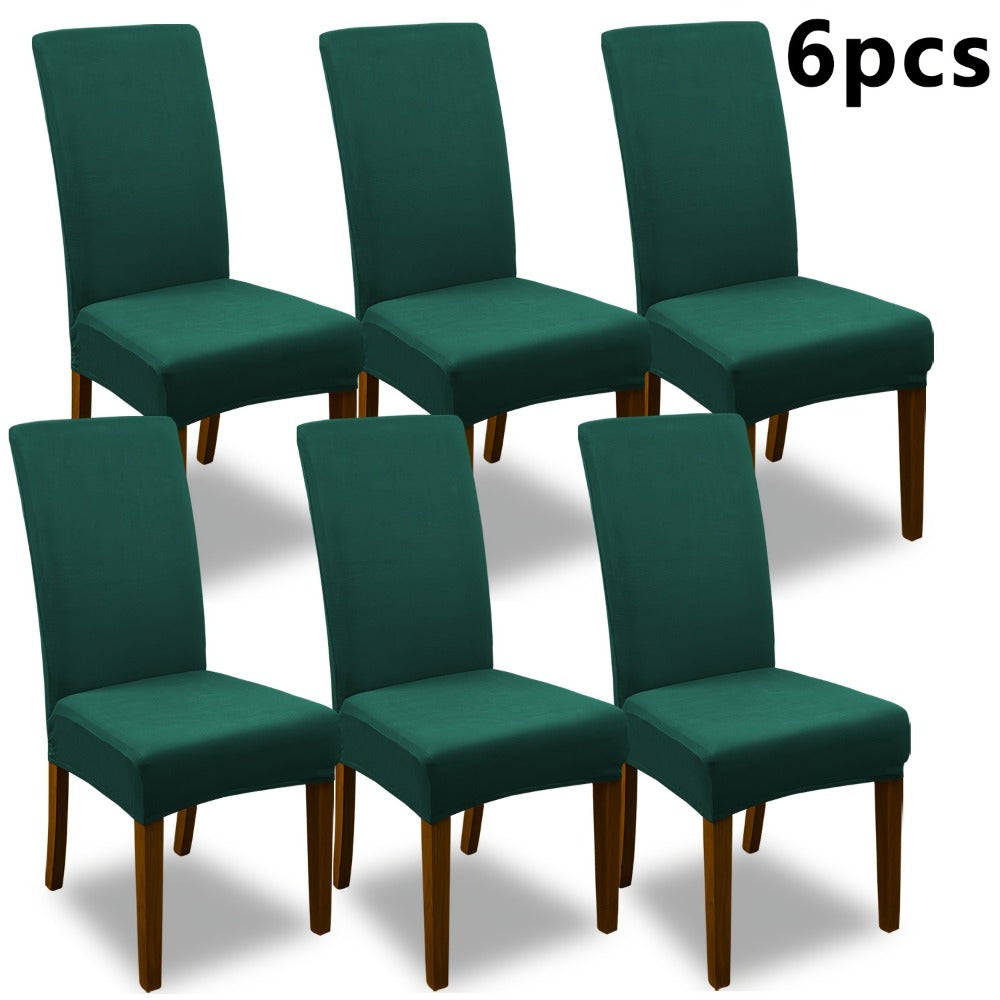 Stretch Dining Chair Covers Set | Elastic Jacquard Slipcovers for Dining Room Kitchen Wedding Office, 4pcs or 6pcs, 9 Colors, Washable Furniture Protector - product image 13