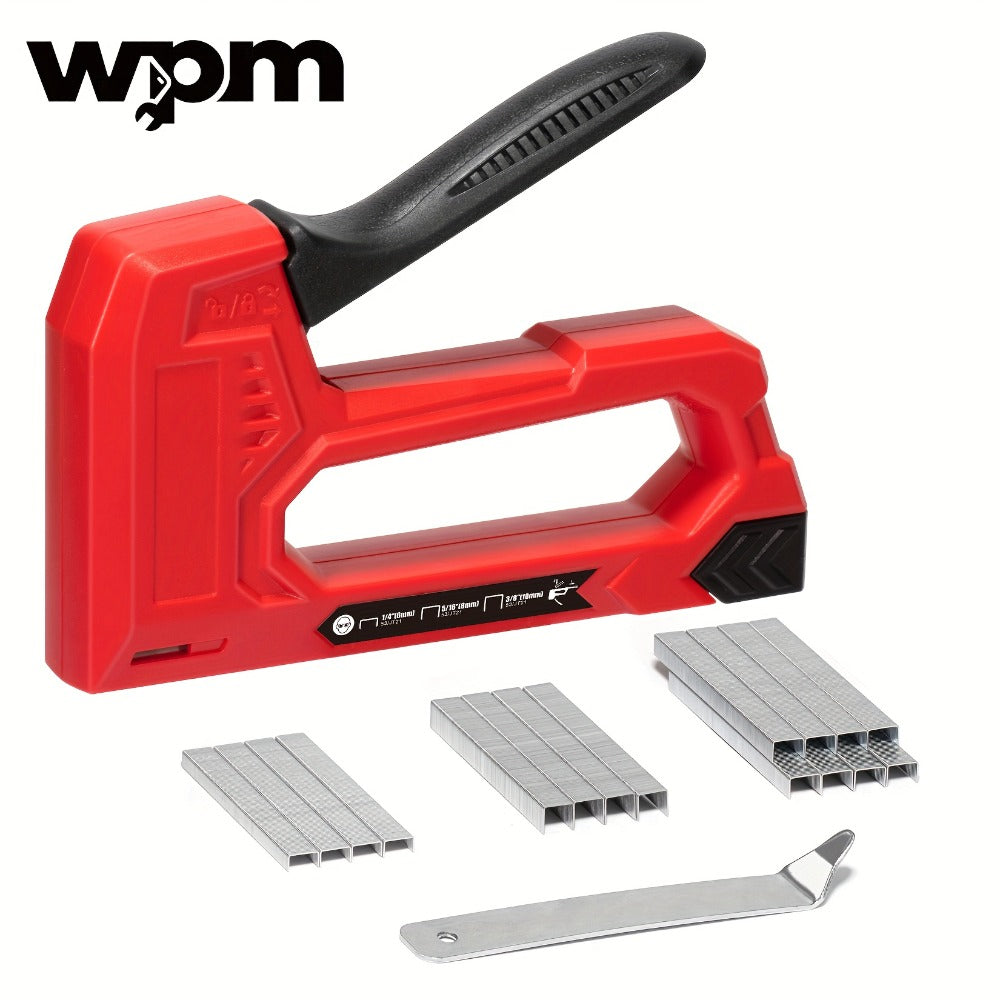 Staple Gun with Staples 1600pcs, Light Duty Upholstery Staple Gun Kit with JT21 Staples 1/4 5/16 3/8 inch & Staple Remover, Manual Fabric Stapler for Wood, Crafts, DIY, Home Decora - product image 5
