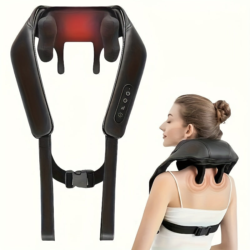 Neck Shoulder Massage Pillow 8D Deep Kneading Wireless Electric Back Massager Simulates Human Hands for Neck Shoulder Back Pain Relief Gift for Women Men - product image 16