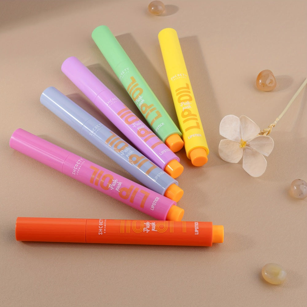 6-Piece Neon Press-On Lip Gloss Set High-Gloss Moisturizing Long-Lasting Bold Lip Makeup — Vibrant Mixed Shades Plumping Glossy Lipstick Bundle Gift Set for Women Girls All Skin To - product image 8