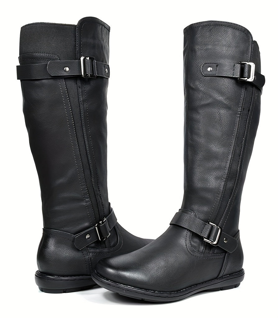 Women's Faux Fur-Lined Knee High Winter Boots Fall Tall Boots - product image 11