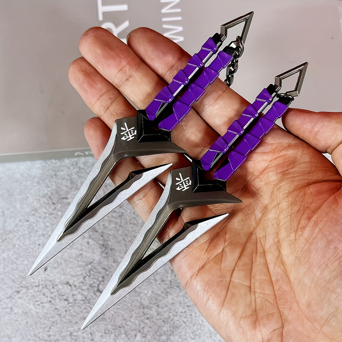 Ninja Kunai Cosplay Prop Safe No-Sharp Edges 25in | Anime Shuriken Katana Samurai Sword Toy, Japanese Ninja Star Knife for Kids & Adults Halloween Cosplay - product image 10