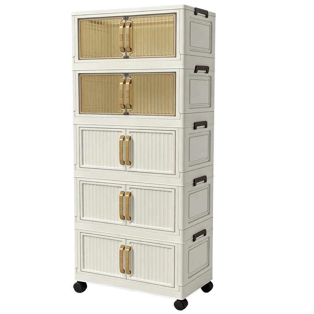 Shoe Cabinet Entryway Organizer – Multi-Functional Foldable Storage Cabinet 3/5 Tier Large Capacity | Space-Saving Closet Organizer for Entrance, Corridor, Bedroom & Living Room |  - product image 12