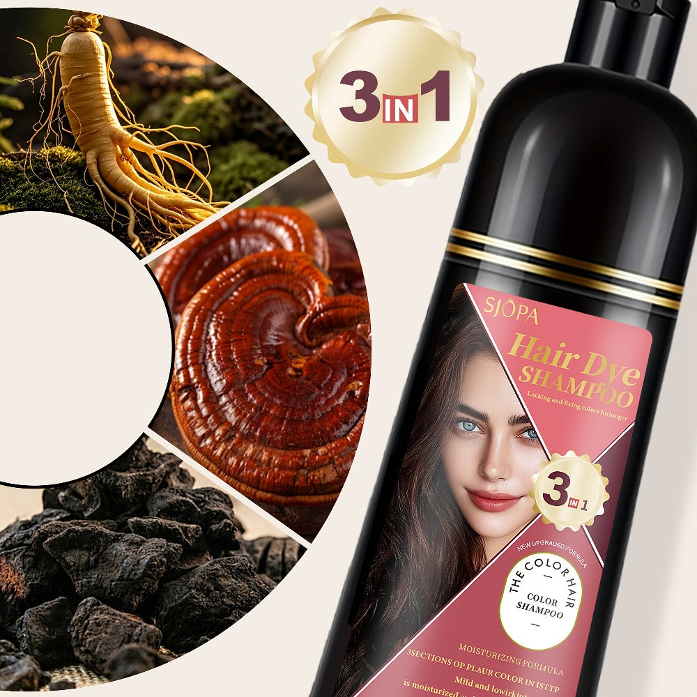 Hair Color Dyeing Shampoo 3-in-1 with Plant Squalane & Glycerin — Colors, Conditions & Cleanses in One Wash | No Developer Needed | 10 Shades | Easy At-Home Hair Coloring for Women - product image 14