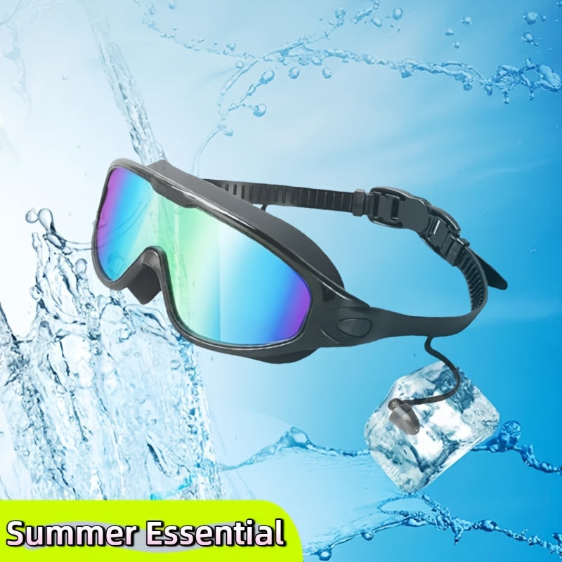 Anti-Fog Swimming Goggles Set | UV Protection, Earplugs & Nose Clip - product image 3