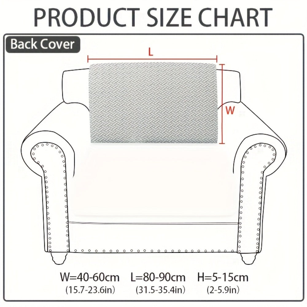 Jacquard Stretch Sofa Cover Non-Slip | Elastic Wear-Resistant Couch Slipcover, Polyester Jacquard Fabric, 1 to 4 Seat Sectional L-Shape, Armrest Backrest, Machine Washable - product image 25