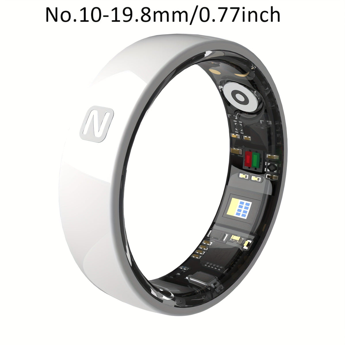 Fitness Tracker Smart Ring | Men & Women Sizes 7 | IP68 Waterproof, Sleep & Step Monitor, Crystal Charging Case, Stainless Steel | 13 - product image 48