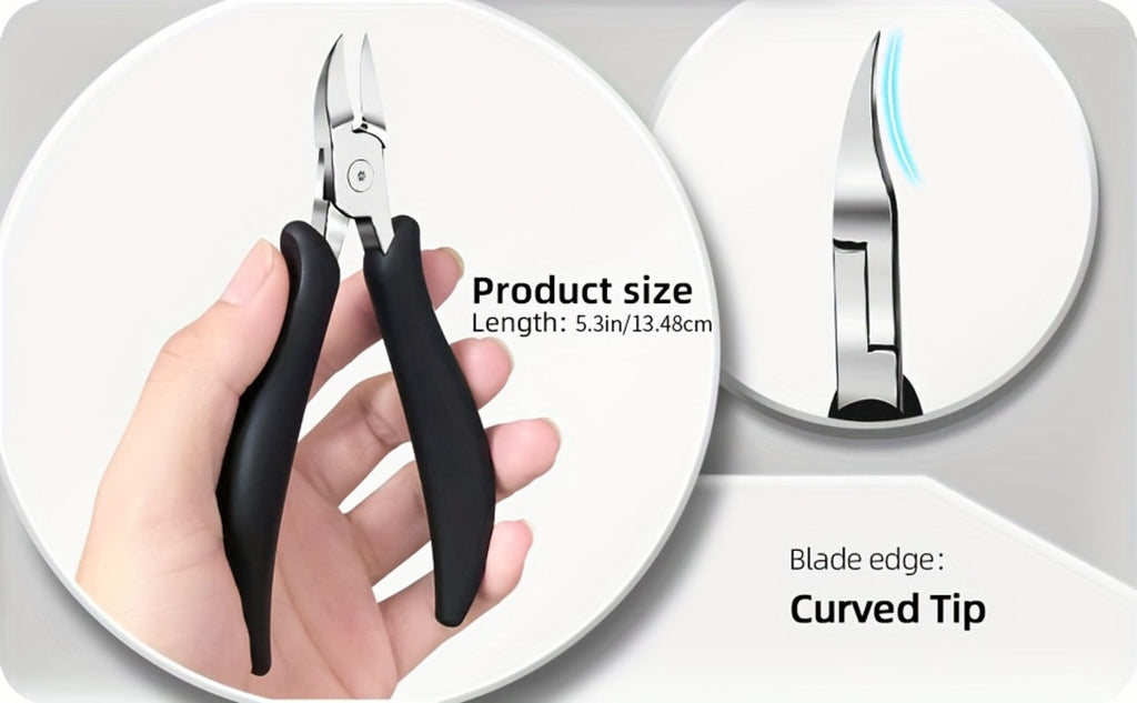 Thick Toenail Clipper Set for Seniors & Diabetics — Wide Jaw Ingrown Toenail Clipper, Heavy Duty Angled Nail Clipper & Nail File Kit for Men and Women, Professional Thick Nail Cutt - product image 13