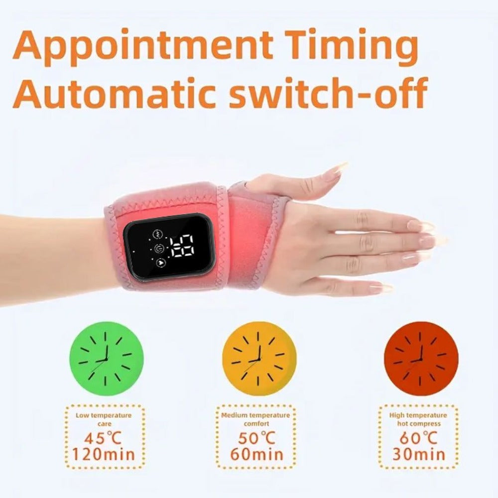 Heated Hand Massager Gloves – Rechargeable Vibrating Wrist & Hand Protector with 3-Speed Heat Control, Warm Massage Gloves for Arthritis, Joint Pain & Winter Hand Care (Unisex) - product image 2