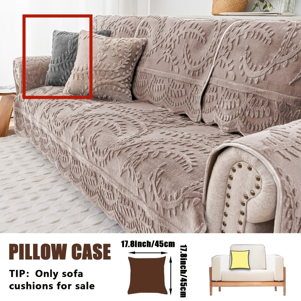 Faux Rabbit Fur Sofa Cover Thickened Quilted Plush Warm Non-Slip Machine Washable Pet Friendly Breathable Sofa Cushion for Living Room Bedroom Office - 2 3 Seater Large - product image 17